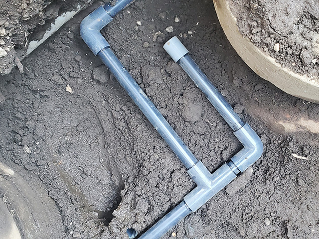 水道管の入れ替え工事