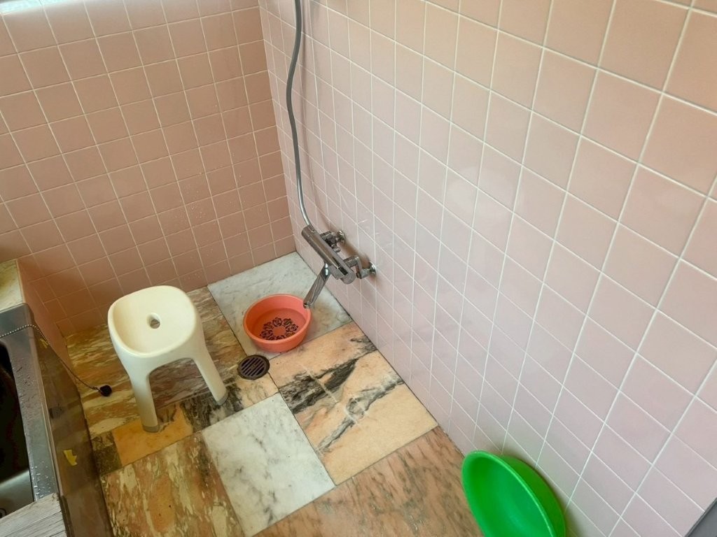 新しい浴室混合水栓へ交換した施工後の状態